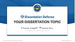 Trinity College of Nursing & Health Sciences Graduation Thesis Defense PPT Template