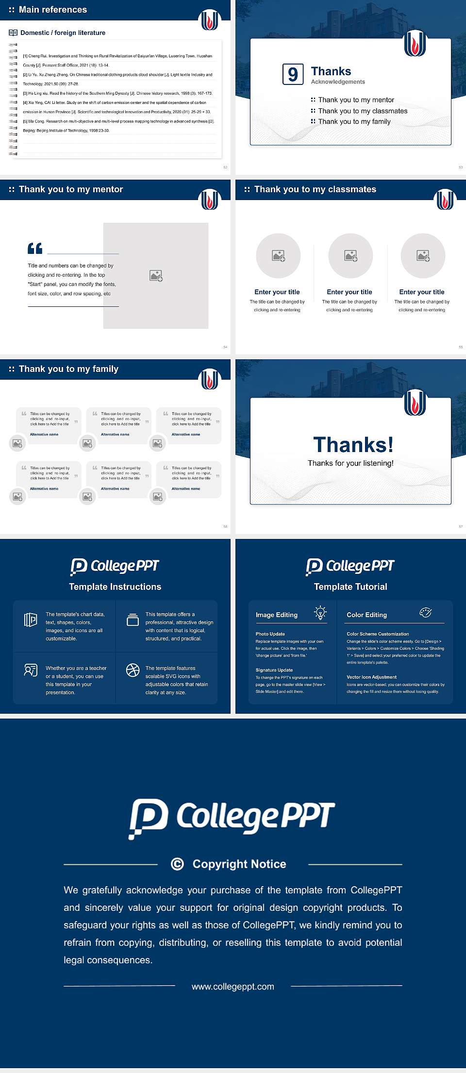 Union Presbyterian Seminary Graduation Thesis Defense PPT Template4:3 ratio PPT effect preview image7