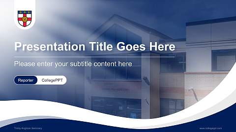 Trinity Anglican Seminary Lecture Sharing and Networking Event PPT Template