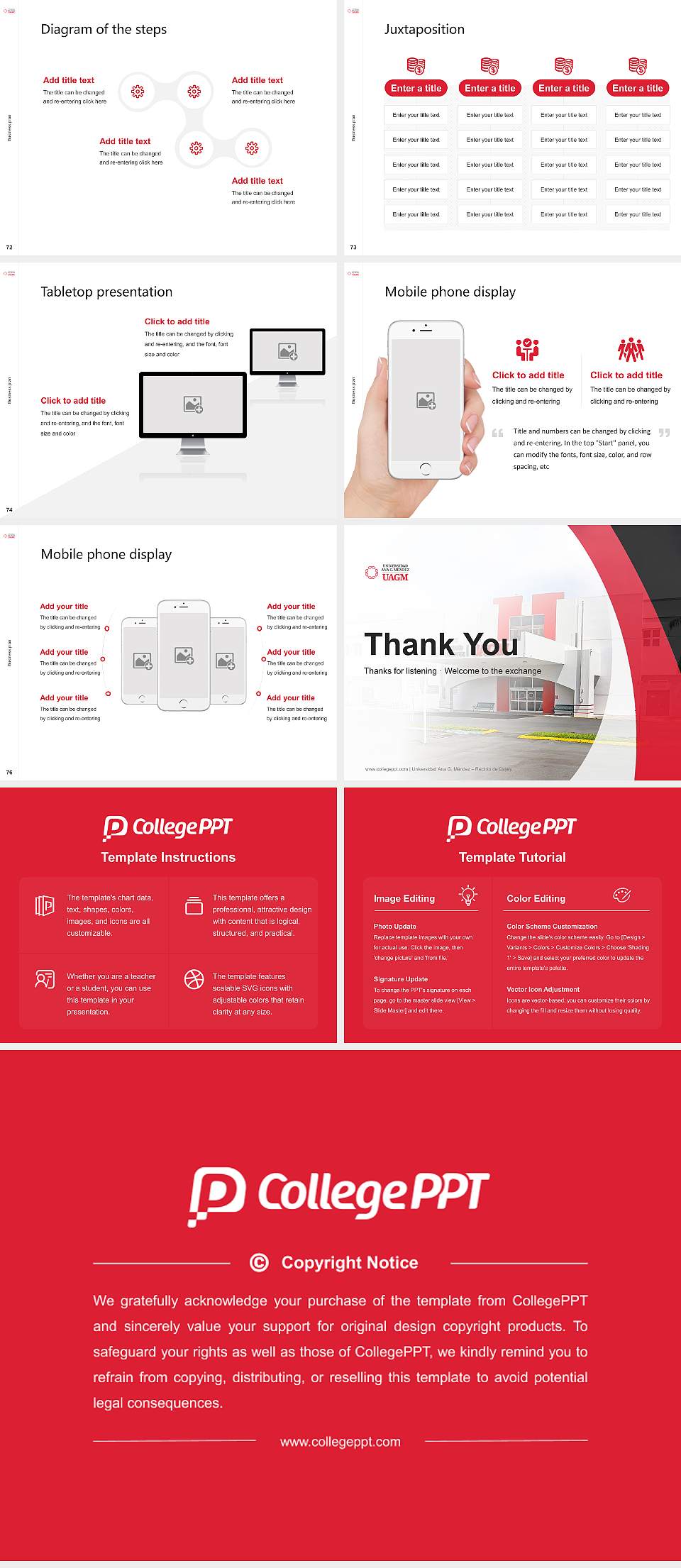 Universidad Ana G. Méndez – Recinto de Cayey Competition/Entrepreneurship Contest PPT Template4:3 ratio PPT effect preview image9