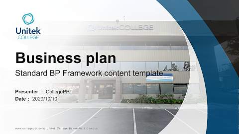 Unitek College Bakersfield Campus Competition/Entrepreneurship Contest PPT Template
