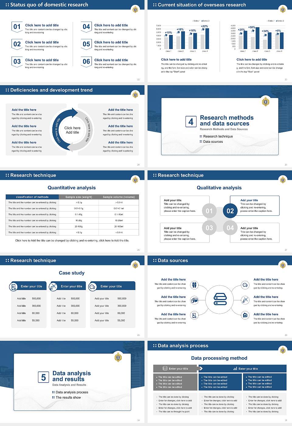United States Naval Academy Graduation Thesis Defense PPT Template16:9 ratio PPT effect preview image4
