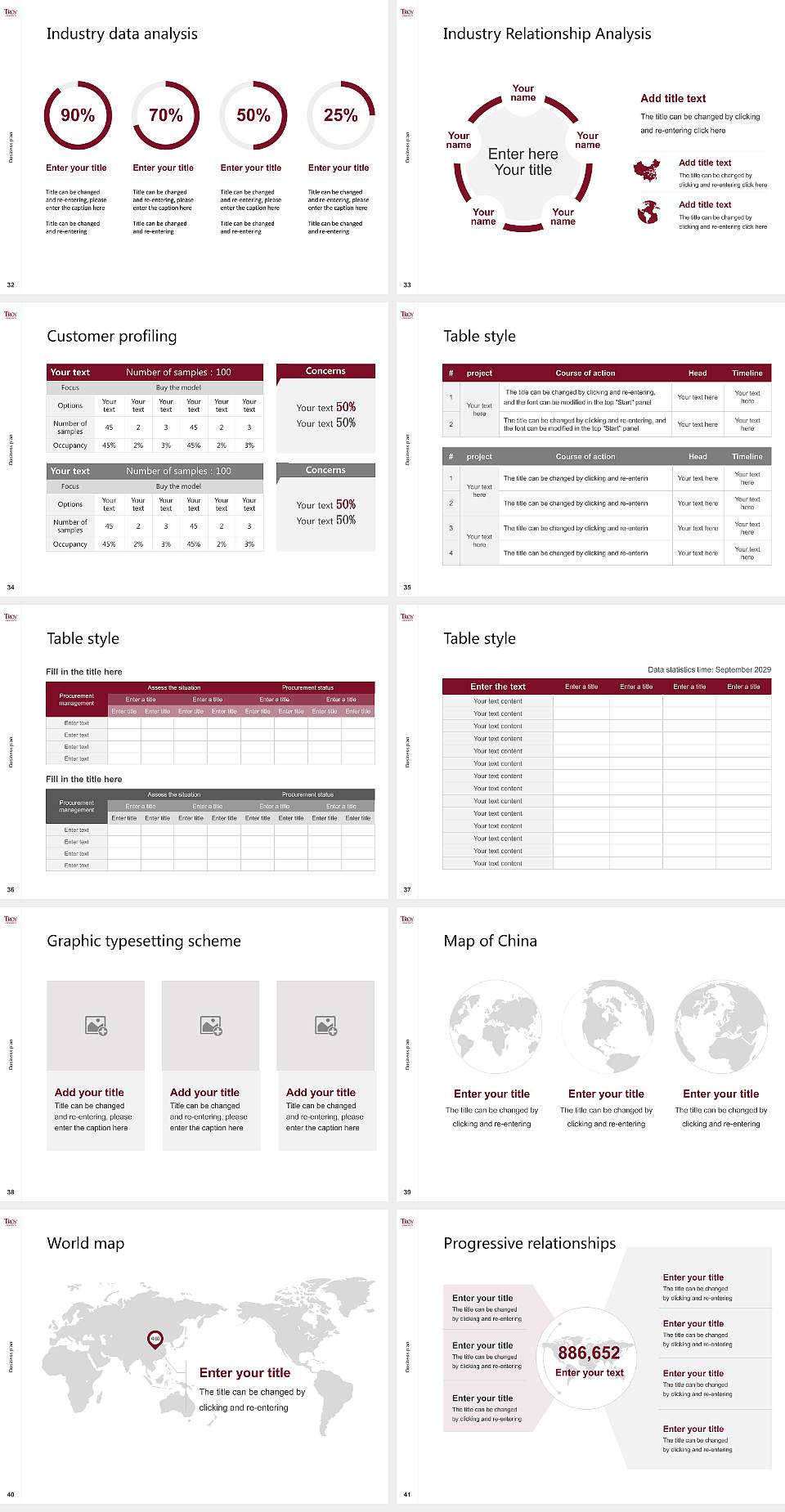 Troy University Competition/Entrepreneurship Contest PPT Template4:3 ratio PPT effect preview image5