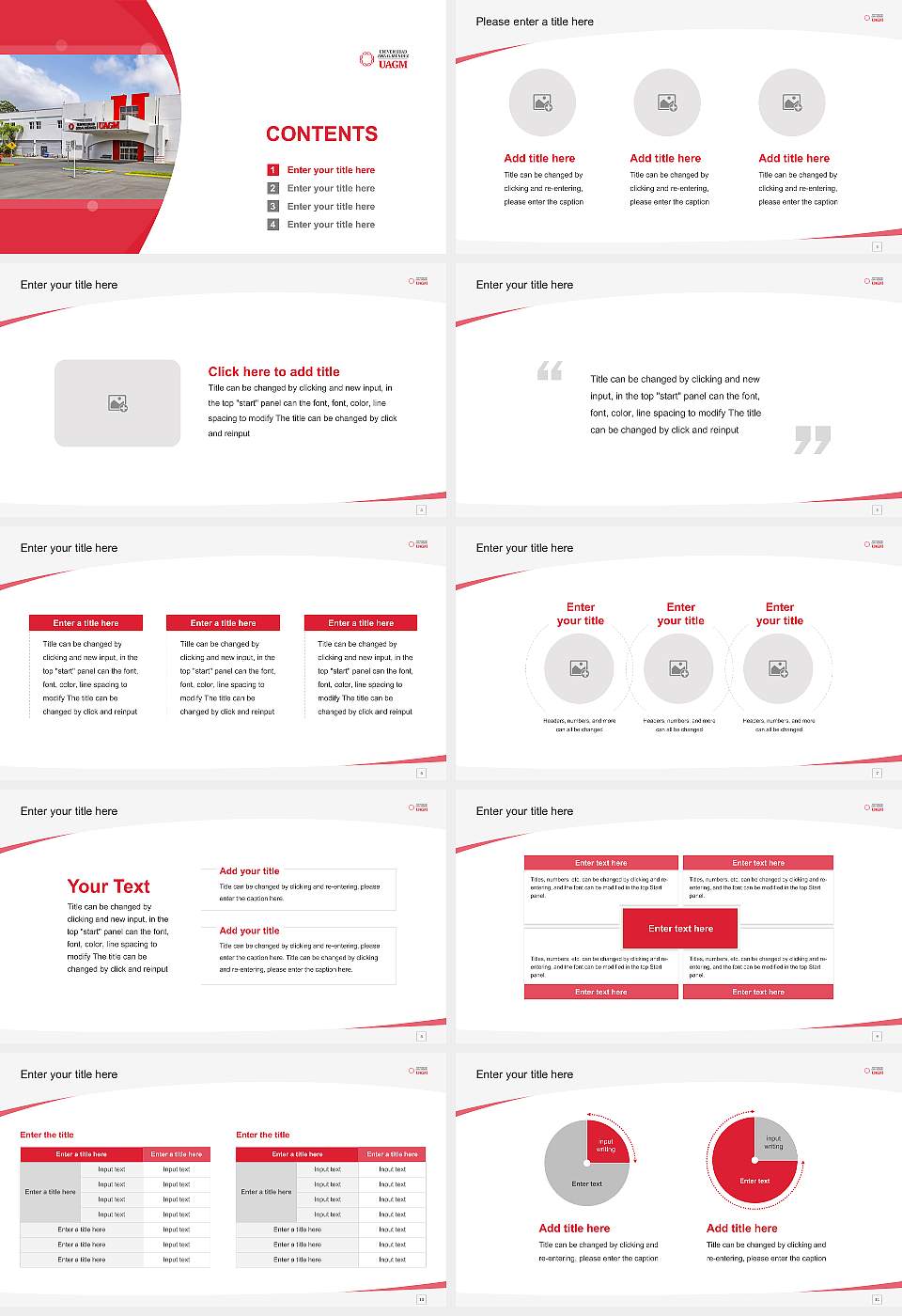 Universidad Ana G. Méndez – Recinto de Cayey Course/Courseware Creation PPT Template16:9 ratio PPT effect preview image2