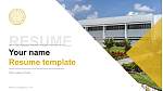 Trinity College of Florida Resume PPT Template