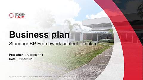 Universidad Ana G. Méndez – Recinto de Gurabo Competition/Entrepreneurship Contest PPT Template