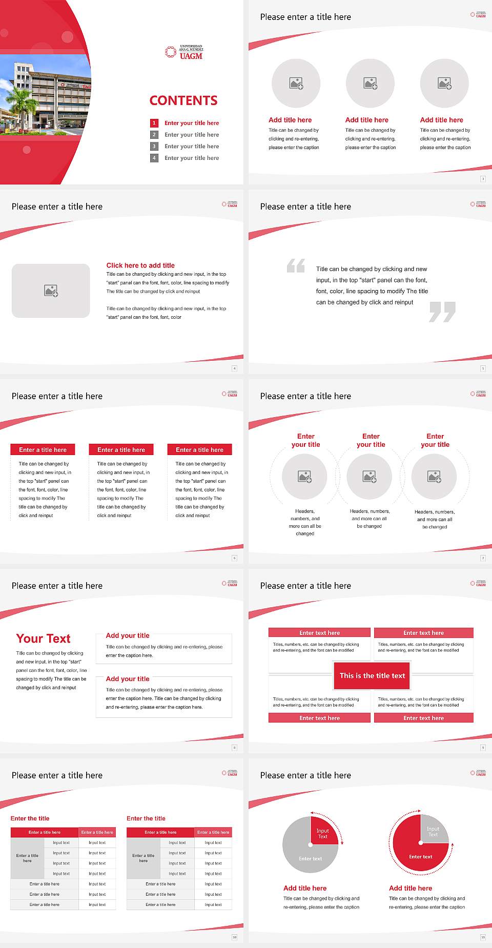 Universidad Ana G. Méndez – Recinto de Bayamón Course/Courseware Creation PPT Template4:3 ratio PPT effect preview image2
