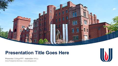 Union Presbyterian Seminary Course/Courseware Creation PPT Template