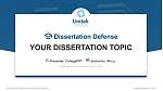 Unitek College Concord Campus Soutenance de thèse Modèle PPT