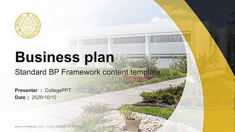Trinity College of Florida Competition/Entrepreneurship Contest PPT Template