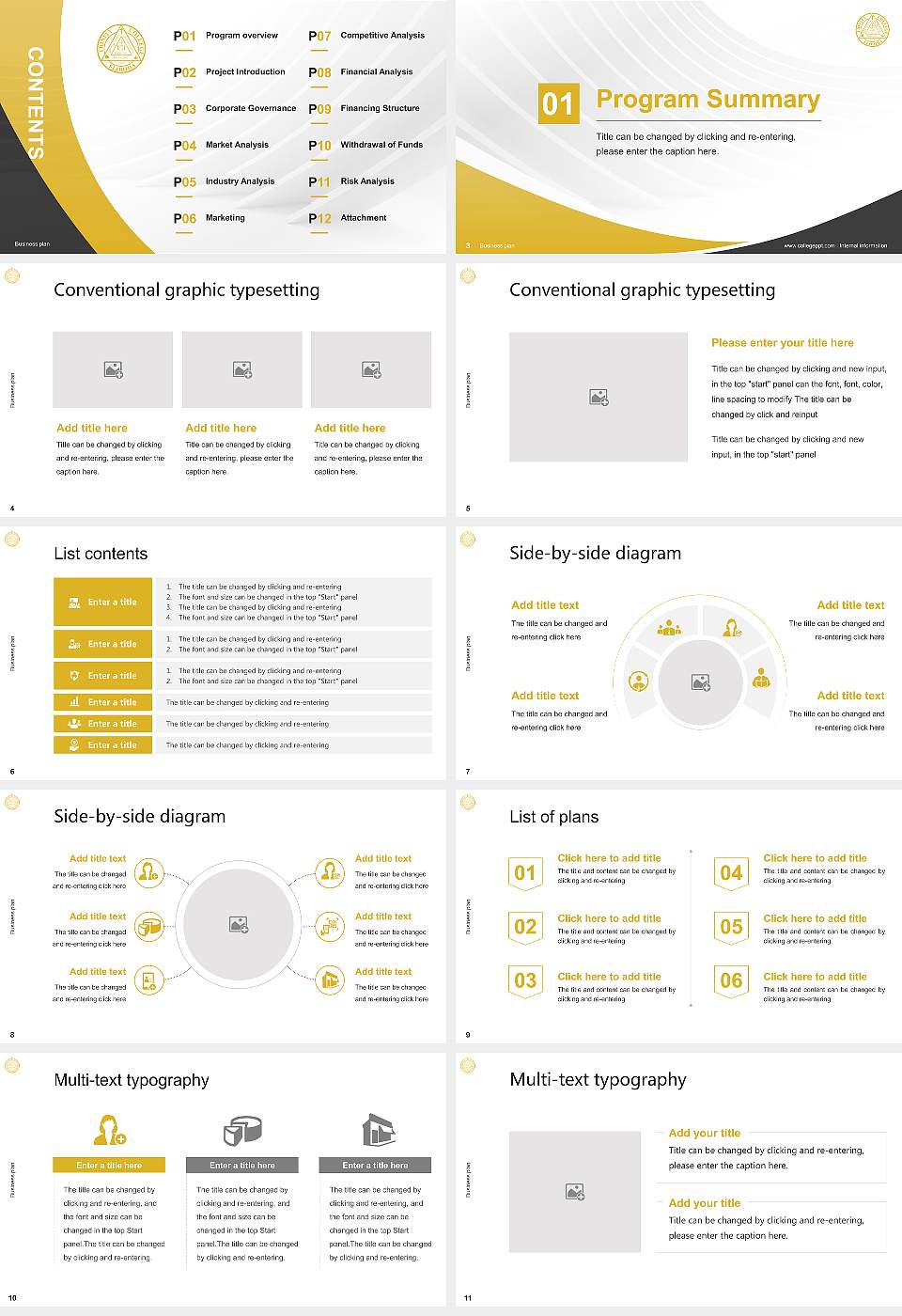 Trinity College of Florida Competition/Entrepreneurship Contest PPT Template16:9 ratio PPT effect preview image2