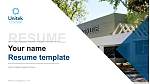 Unitek College Hayward Campus Resume PPT Template