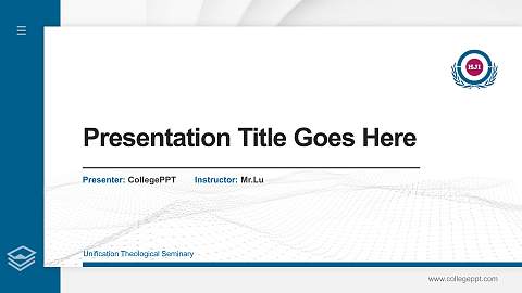 Unification Theological Seminary Thesis Proposal/Graduation Defense PPT Template