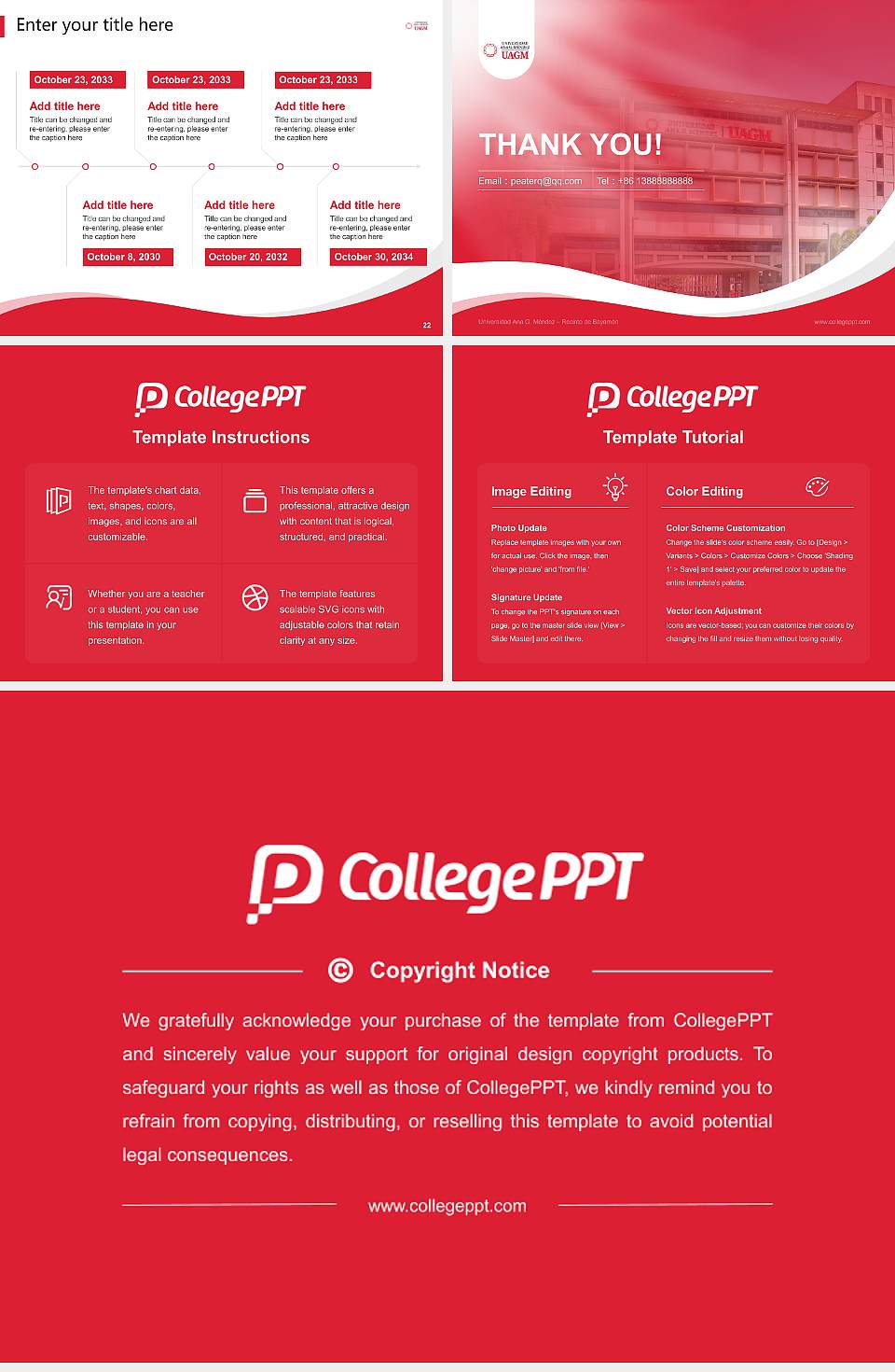 Universidad Ana G. Méndez – Recinto de Bayamón Lecture Sharing and Networking Event PPT Template4:3 ratio PPT effect preview image4