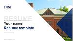 Trine University-Regional Resume PPT Template