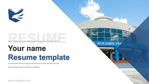 Universidad Adventista De Las Antillas Resume PPT Template