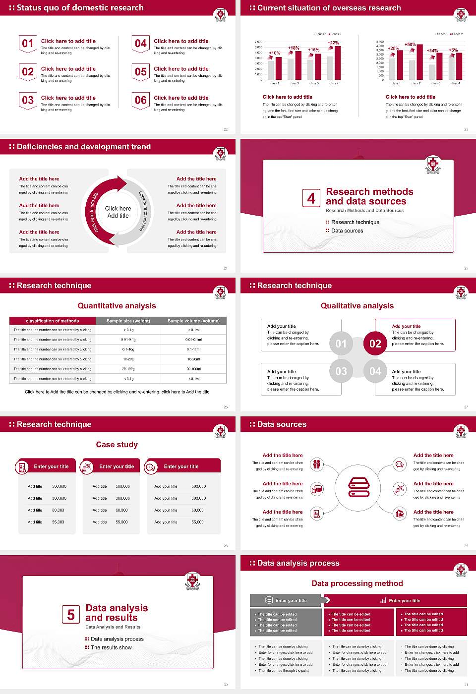 Union University Graduation Thesis Defense PPT Template16:9 ratio PPT effect preview image4