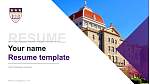 Trinity Washington University CV PPT-sjabloon