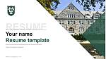 Tulane University of Louisiana履歴書PPTテンプレート