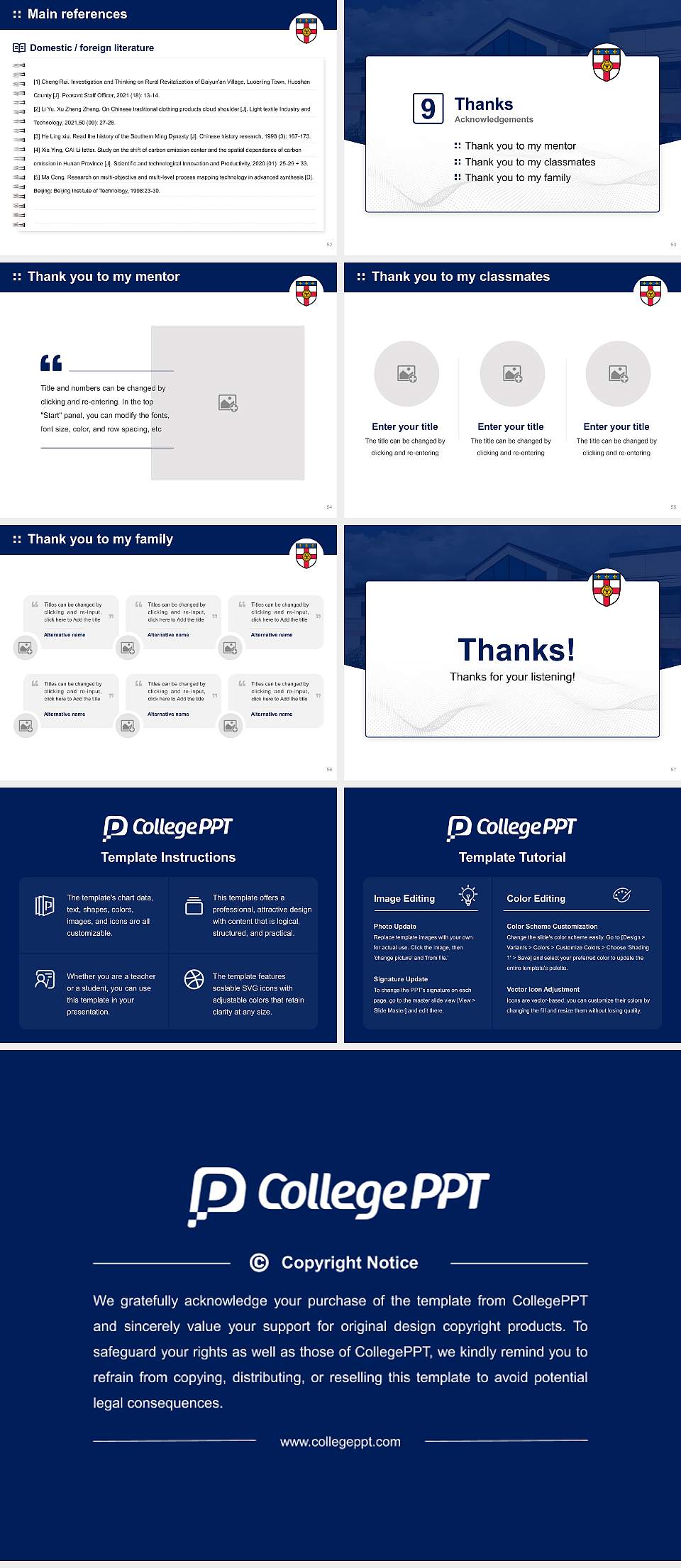 Trinity Anglican Seminary Graduation Thesis Defense PPT Template4:3 ratio PPT effect preview image7