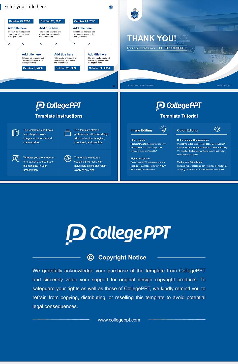 Trinity International University-Florida Lecture Sharing and Networking Event PPT Template4:3 ratio PPT effect preview image4