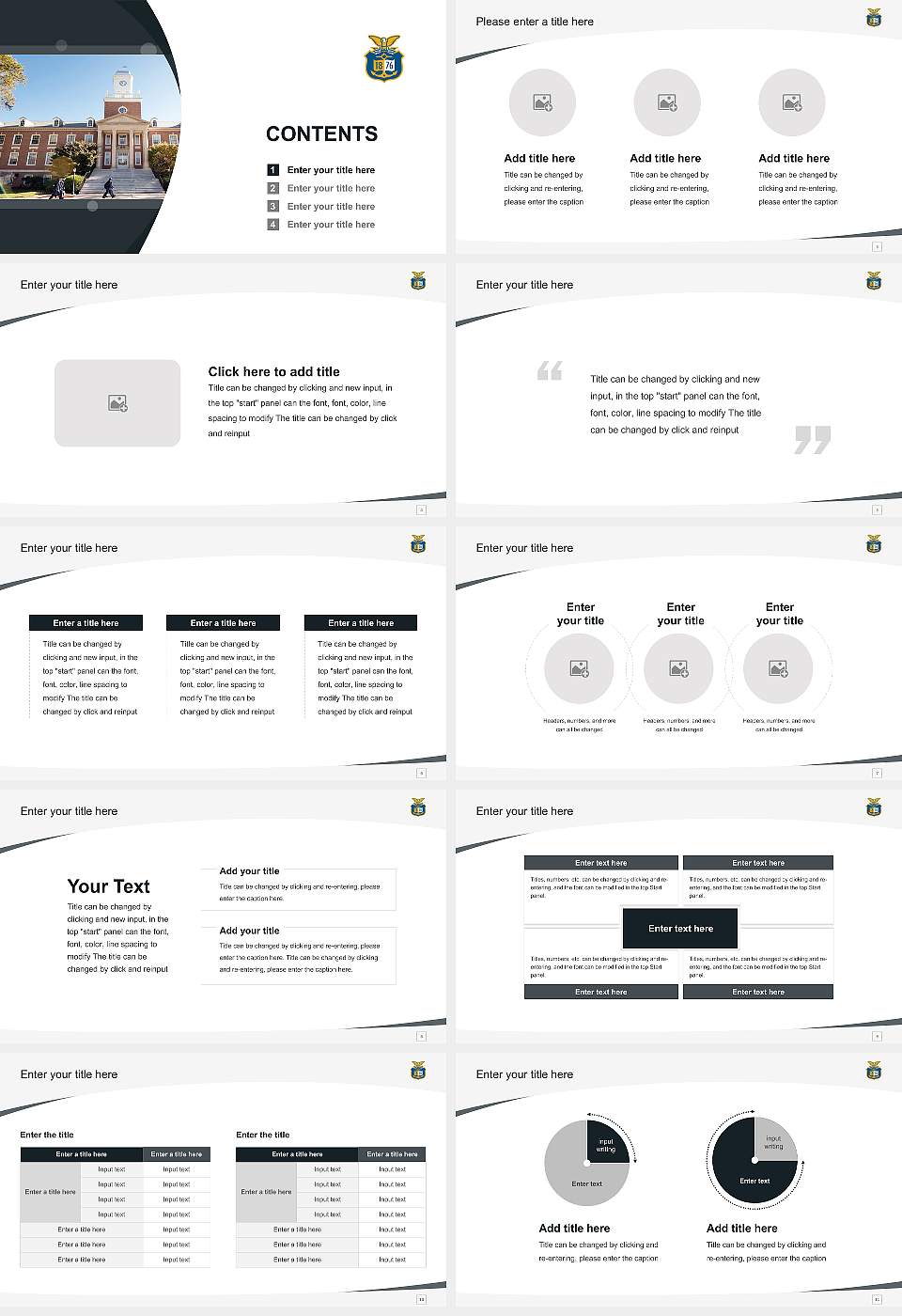 United States Coast Guard Academy Course/Courseware Creation PPT Template16:9 ratio PPT effect preview image2