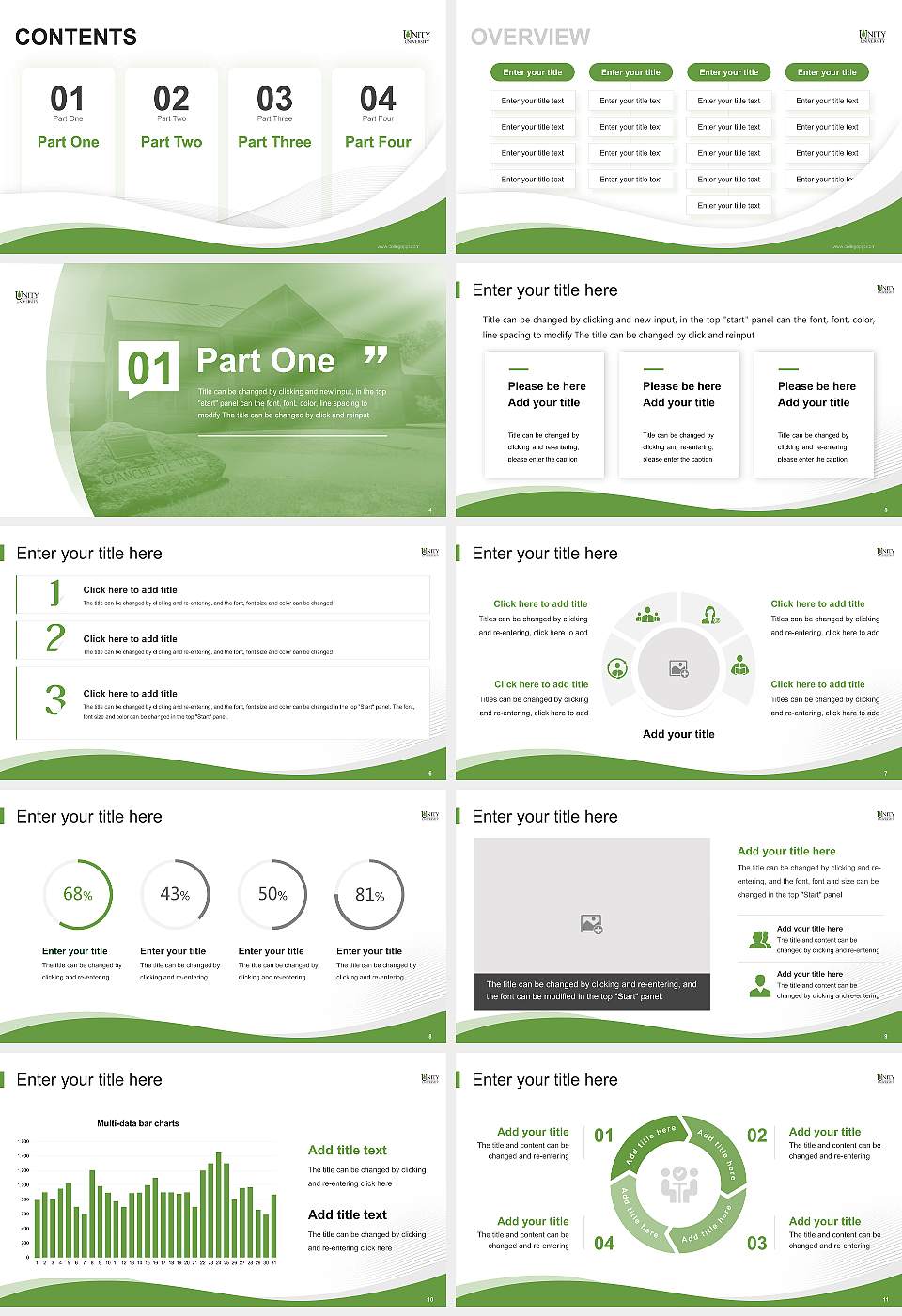 Unity Environmental University Lecture Sharing and Networking Event PPT Template16:9 ratio PPT effect preview image2