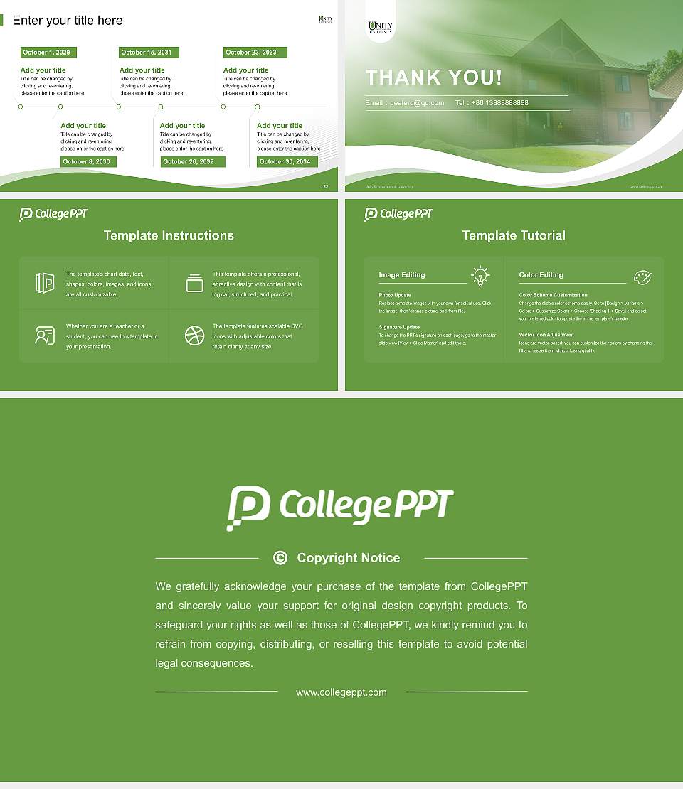 Unity Environmental University Lecture Sharing and Networking Event PPT Template16:9 ratio PPT effect preview image4