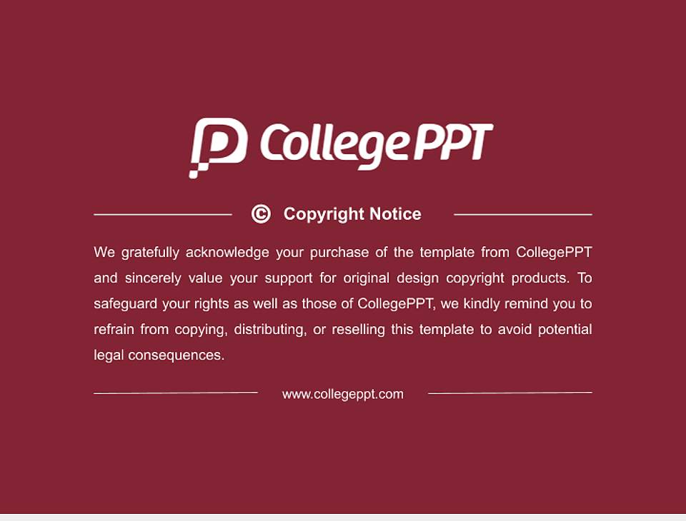 Union College Thesis Proposal/Graduation Defense PPT Template4:3 ratio PPT effect preview image5