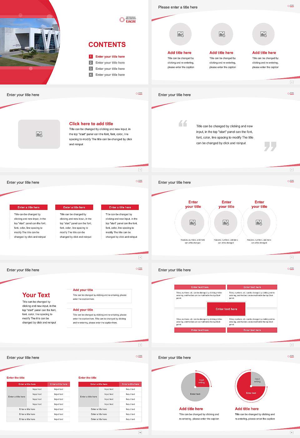 Universidad Ana G. Méndez – Recinto de Carolina Course/Courseware Creation PPT Template16:9 ratio PPT effect preview image2