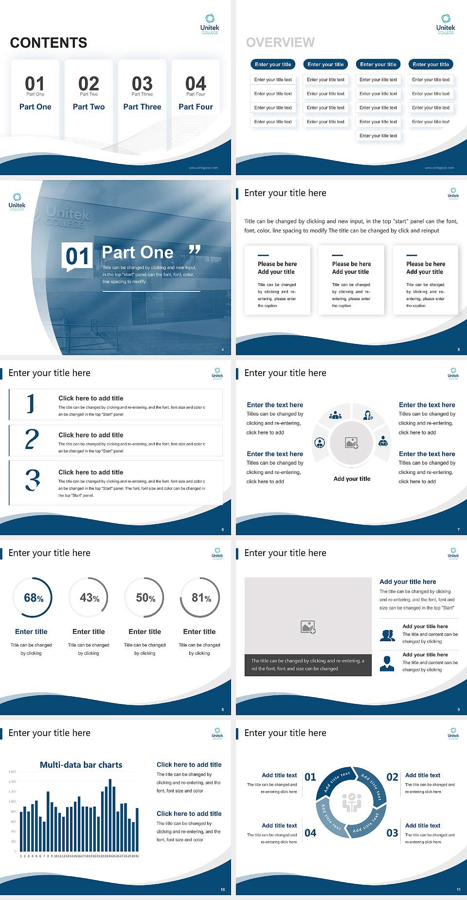 Unitek College Sacramento Campus Lecture Sharing and Networking Event PPT Template4:3 ratio PPT effect preview image2