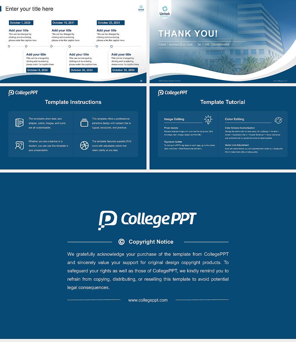 Unitek College Concord Campus Lecture Sharing and Networking Event PPT Template16:9 ratio PPT effect preview image4