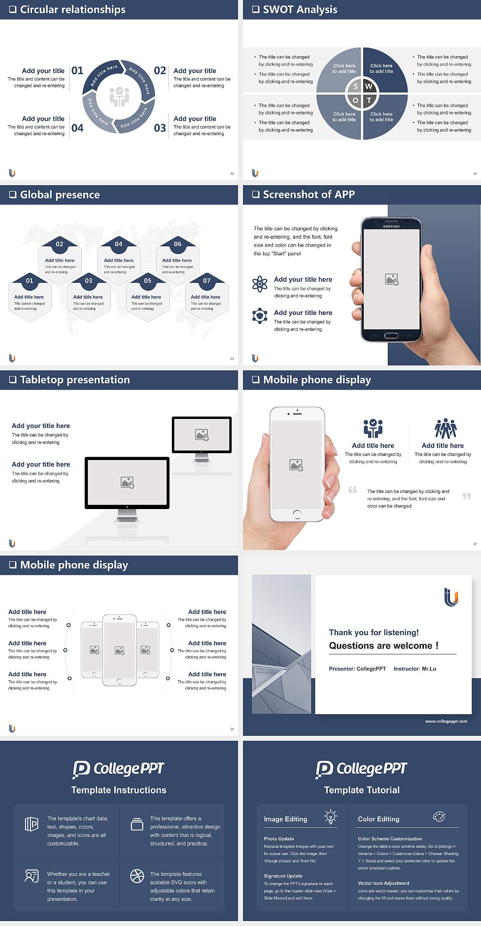United Lutheran Seminary General Purpose PPT Template4:3 ratio PPT effect preview image5