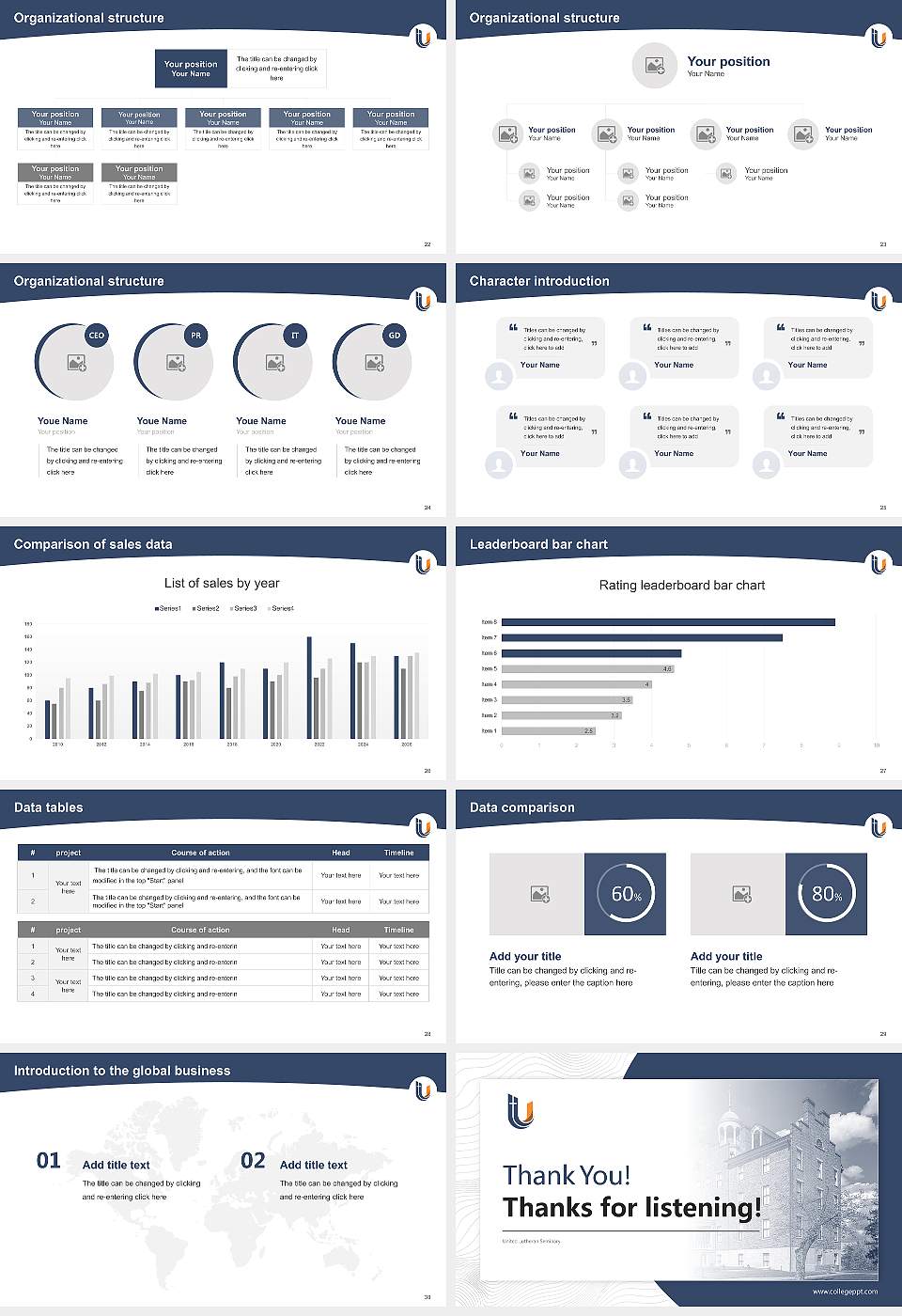 United Lutheran Seminary Academic Presentation/Research Findings Report PPT Template16:9 ratio PPT effect preview image4