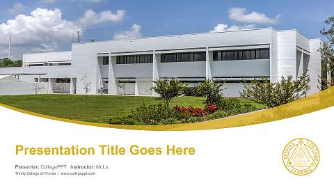 Trinity College of Florida Course/Courseware Creation PPT Template