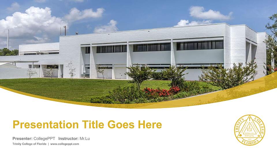 Trinity College of Florida Course/Courseware Creation PPT Template16:9 ratio PPT effect preview image