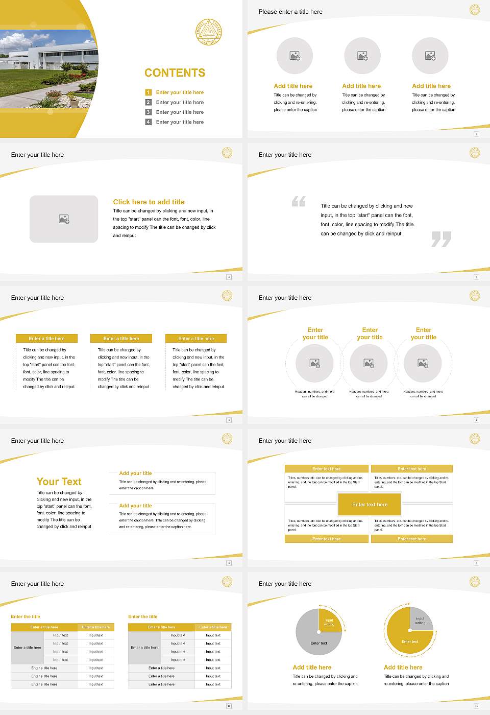 Trinity College of Florida Course/Courseware Creation PPT Template16:9 ratio PPT effect preview image2