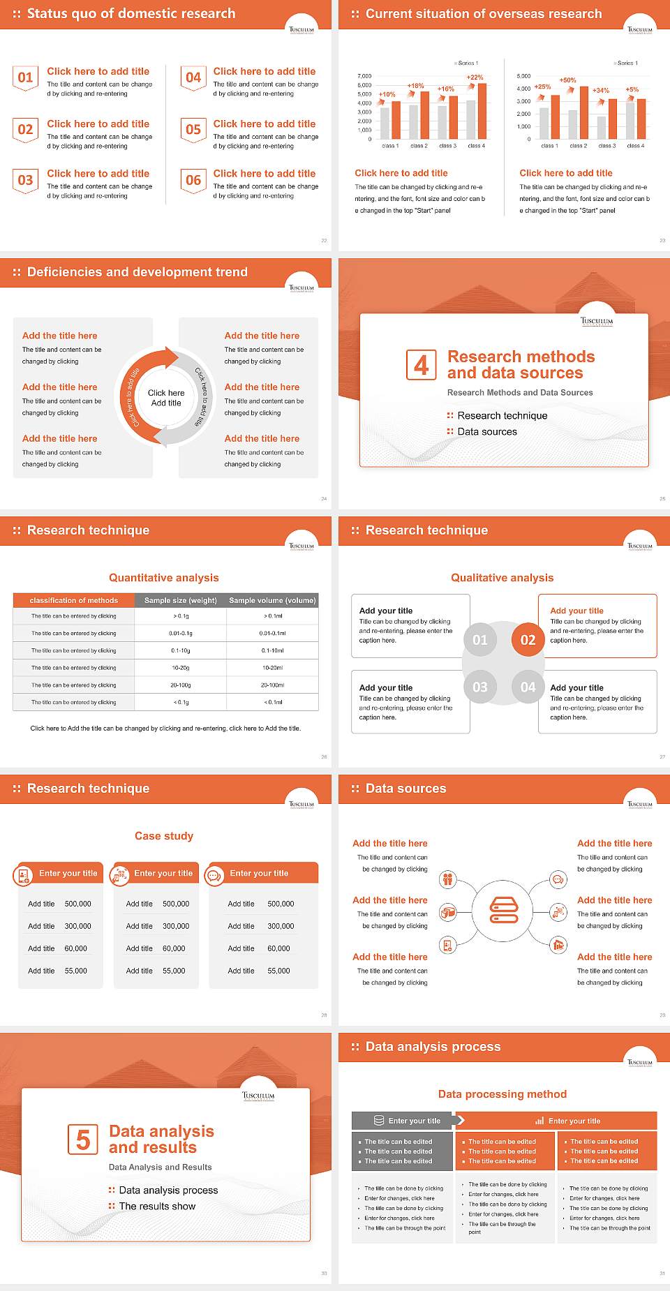 Tusculum University Graduation Thesis Defense PPT Template4:3 ratio PPT effect preview image4