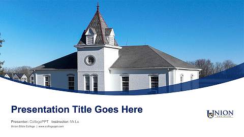 Union Bible College Course/Courseware Creation PPT Template