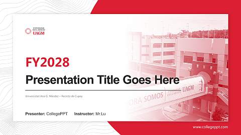 Universidad Ana G. Méndez – Recinto de Cupey Academic Presentation/Research Findings Report PPT Template
