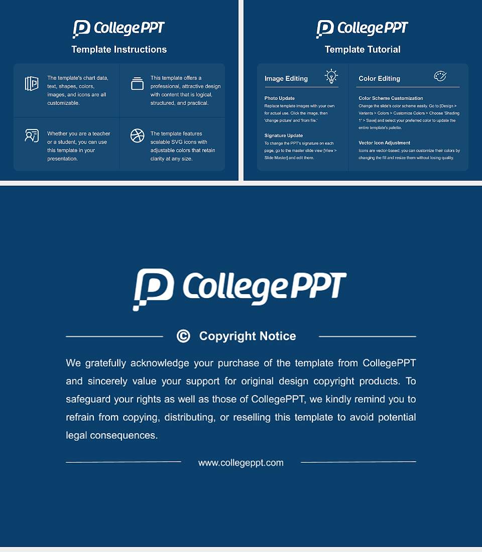 Trinity College (Connecticut) Course/Courseware Creation PPT Template4:3 ratio PPT effect preview image5