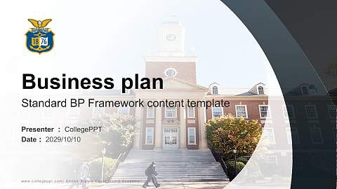 United States Coast Guard Academy Competition/Entrepreneurship Contest PPT Template