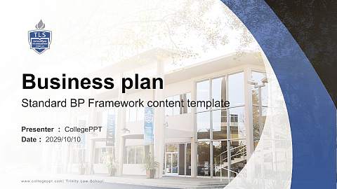Trinity Law School Competition/Entrepreneurship Contest PPT Template
