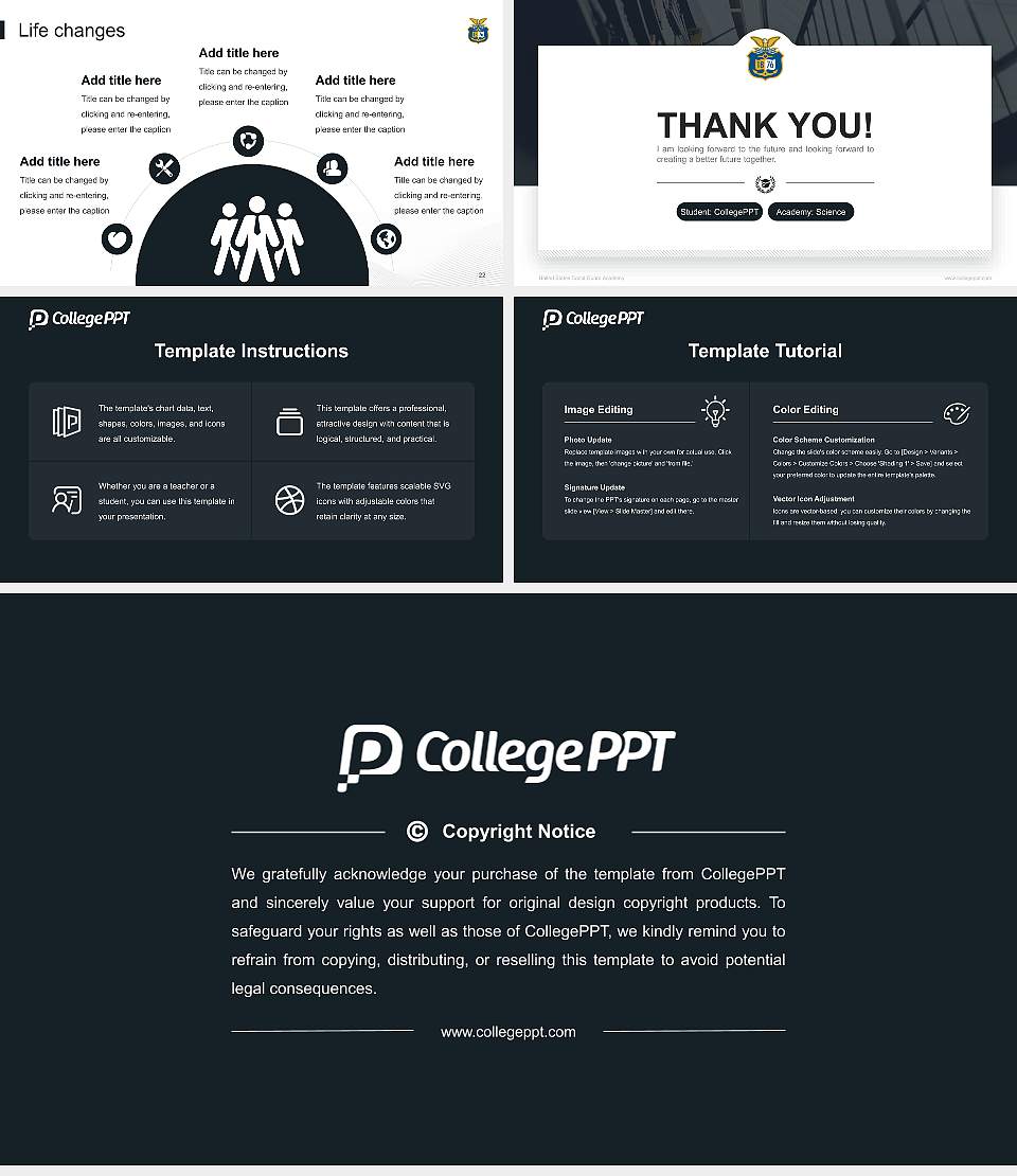 United States Coast Guard Academy National Scholarship Defense PPT Template16:9 ratio PPT effect preview image4