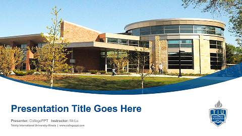 Trinity International University-Illinois Course/Courseware Creation PPT Template
