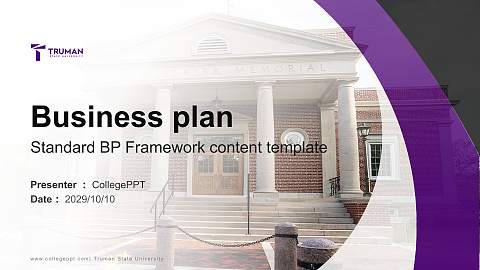 Truman State University Competition/Entrepreneurship Contest PPT Template