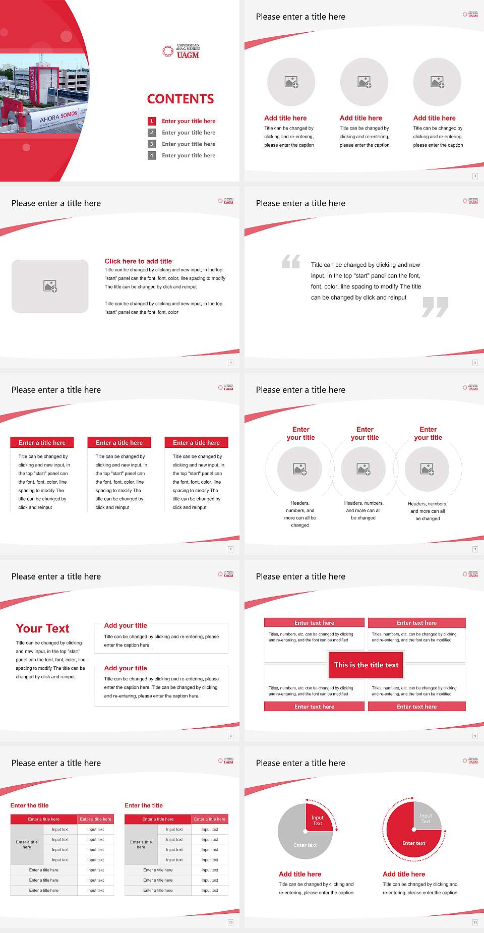 Universidad Ana G. Méndez – Recinto de Cupey Course/Courseware Creation PPT Template4:3 ratio PPT effect preview image2