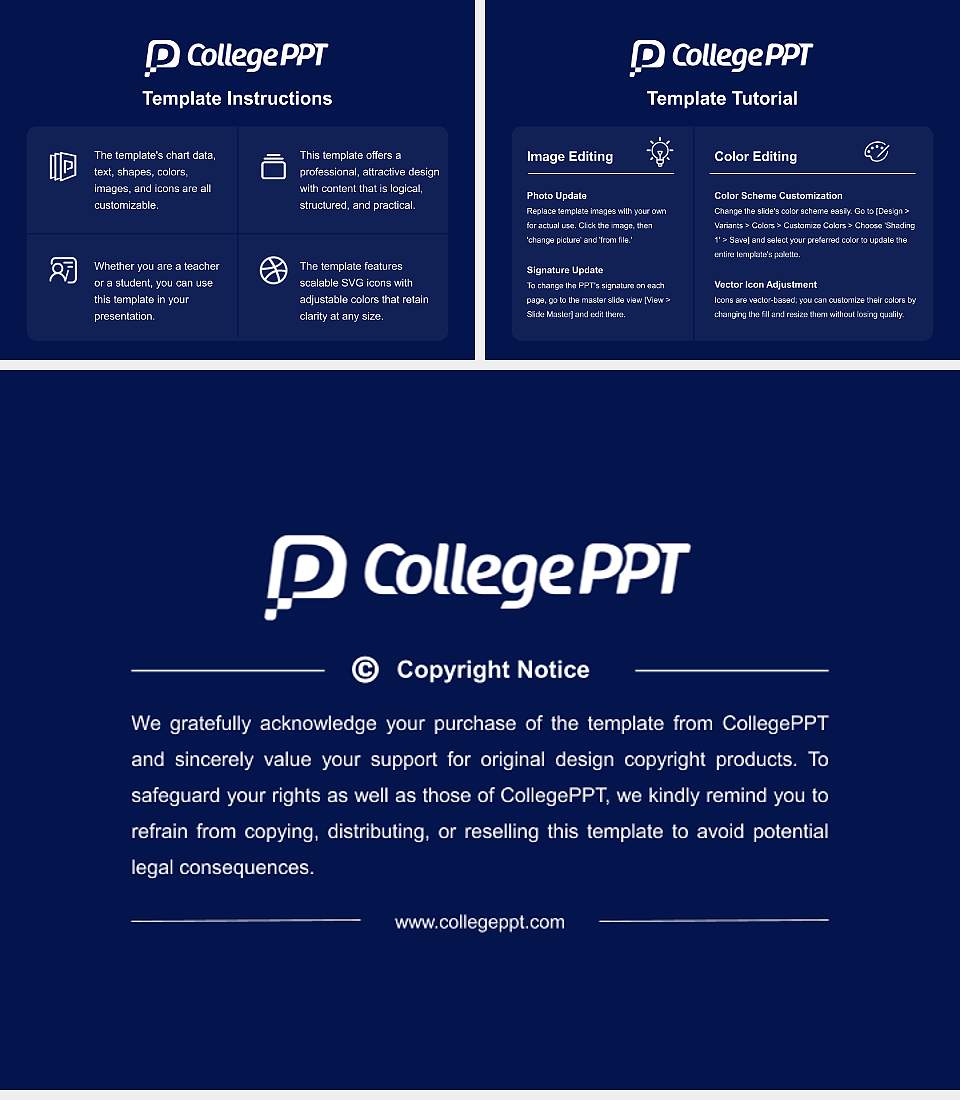 Trinity College of Arts and Sciences Course/Courseware Creation PPT Template4:3 ratio PPT effect preview image5