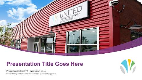 United Theological Seminary of the Twin Cities Course/Courseware Creation PPT Template