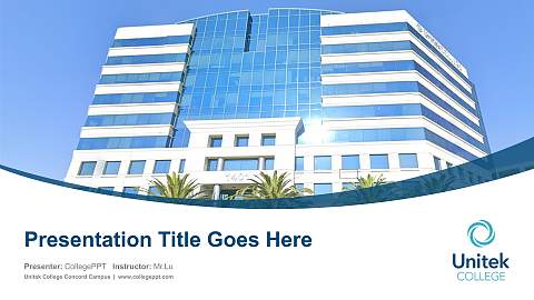 Unitek College Concord Campus Course/Courseware Creation PPT Template